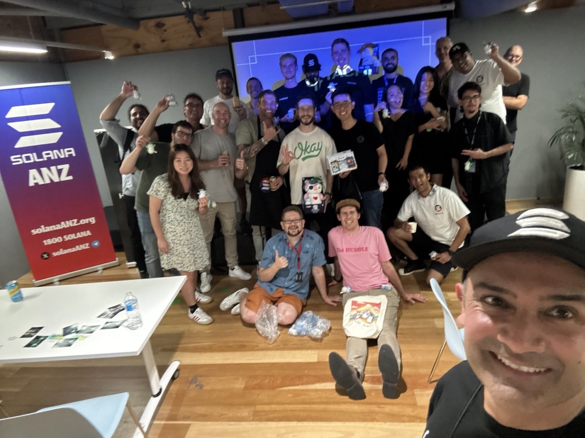 Full group photo at Solana Meetup Brisbane