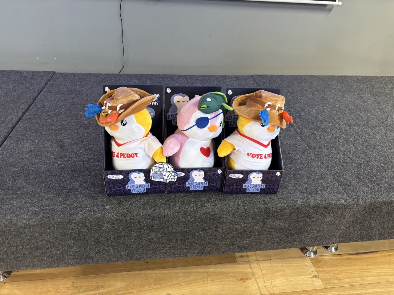 Pudgy Huggable Plush prize line-up