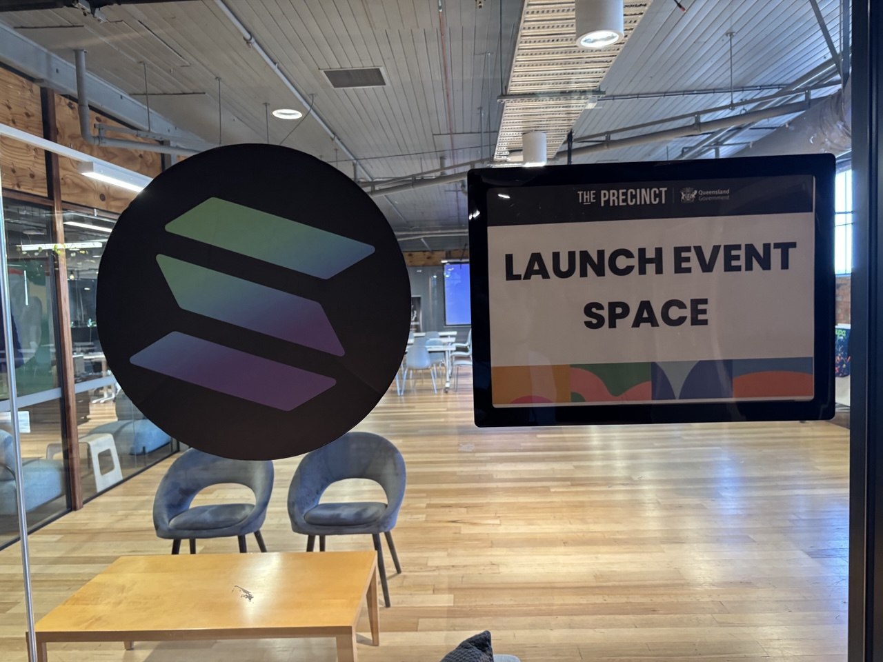 The Precinct Launch Event Space entrance